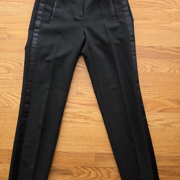 Zara Tuxedo Suit Pant With Satin Trim - Picture 2 of 5